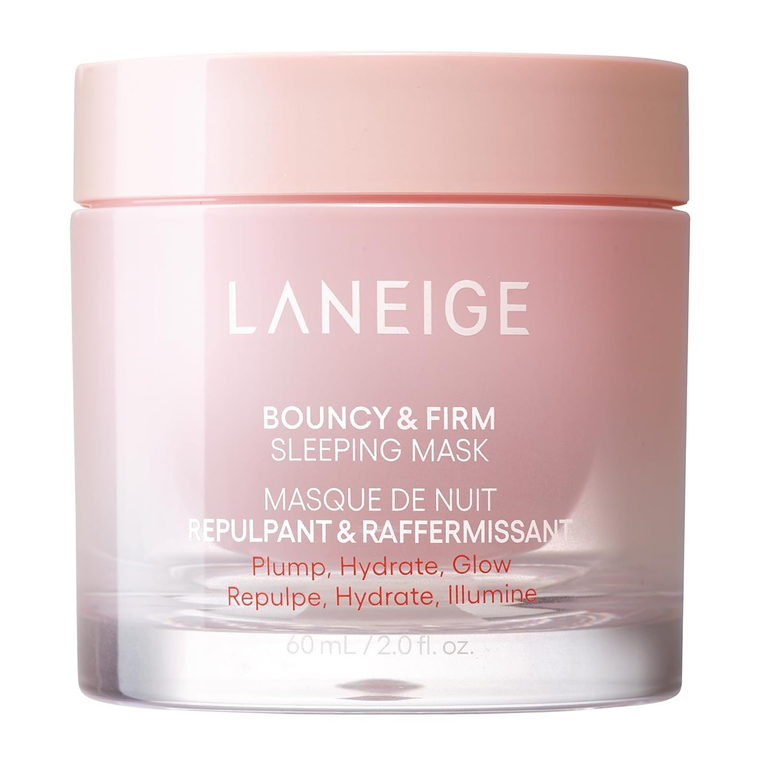 LANEIGE Bouncy and Firm Sleeping Mask: Revitalize, Smooth, Peony & Collagen Complex, Barrier-Boosting Hydration - Image 2