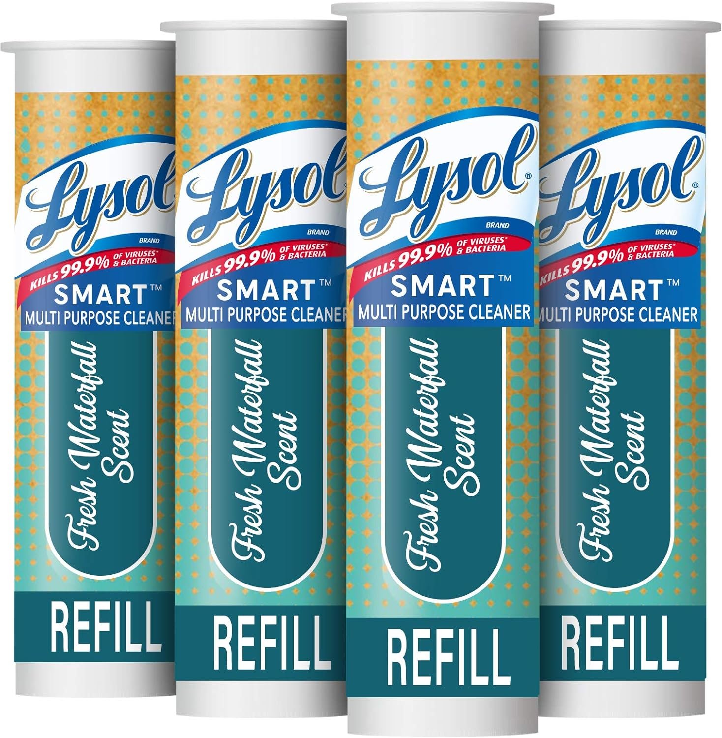 Lysol Smart Refill Cartridges, 4 x 0.195FL.OZ (5.76mL) (Pack of 4) Fresh Waterfall - Image 2
