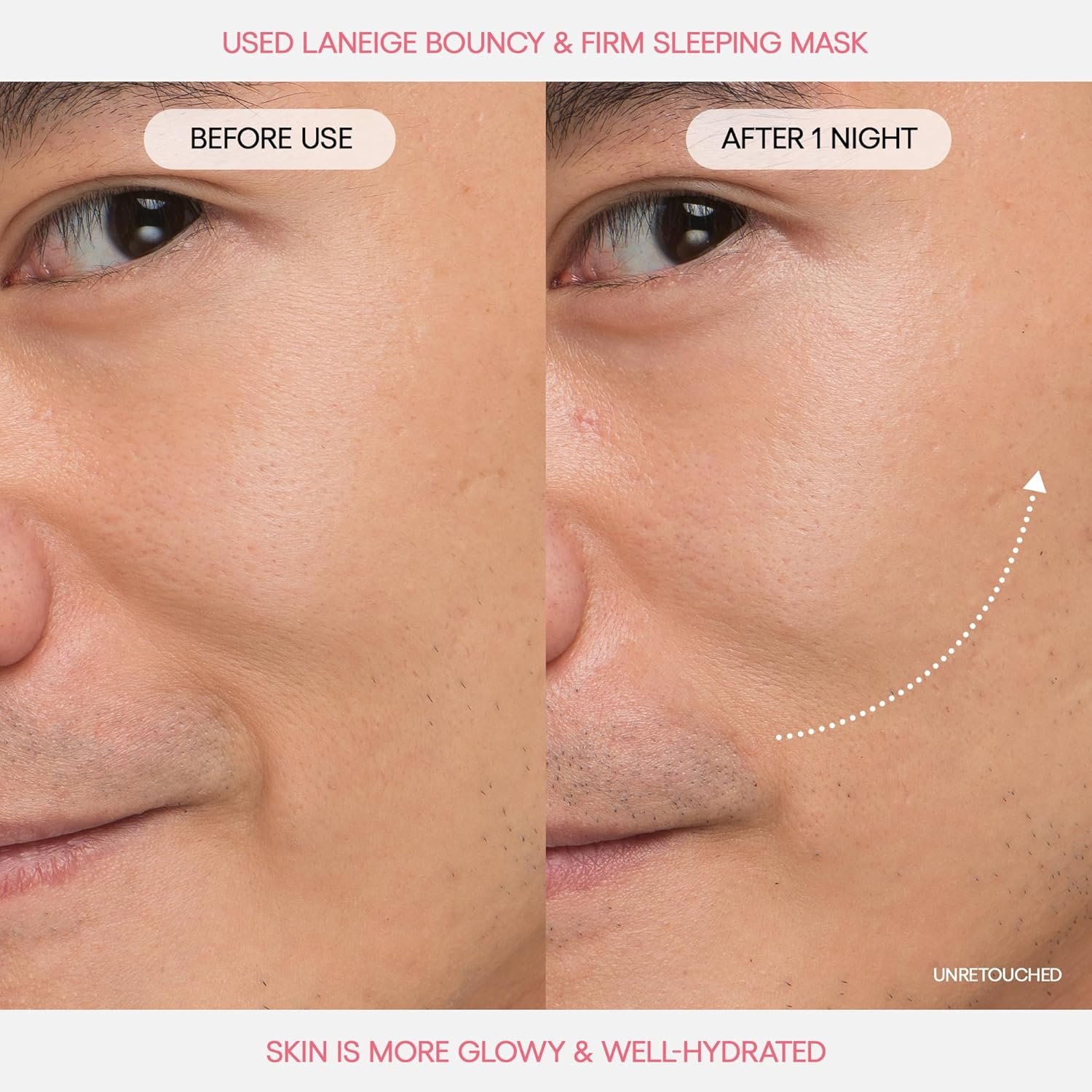 LANEIGE Bouncy and Firm Sleeping Mask: Revitalize, Smooth, Peony & Collagen Complex, Barrier-Boosting Hydration - Image 8