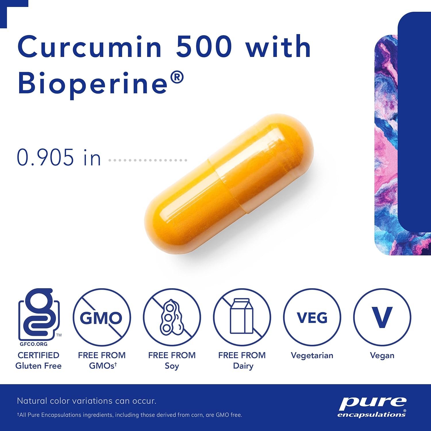 Pure Encapsulations Curcumin 500 with Bioperine - Antioxidant Supplement to Support Joints, Tissue, Liver, Colon & Cellular Health* - with Turmeric Curcumin & Bioperine - 120 Capsules - Image 4