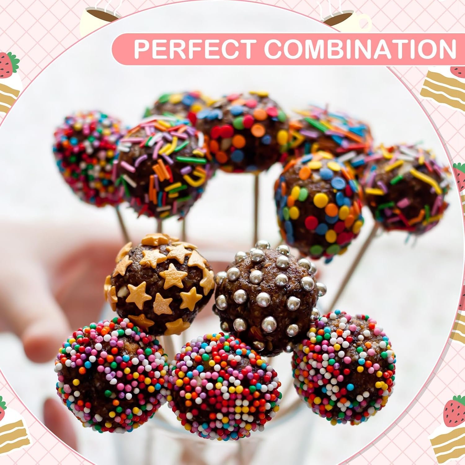 Umigy Electric Melting Chocolate Pot Gift Set Mini Fondue Fountain Pot Kit Chocolate Melting with DIY Mold and Accessories for Candy Chocolate Milk Cheese Candy Home (Pink, Fresh) - Image 8