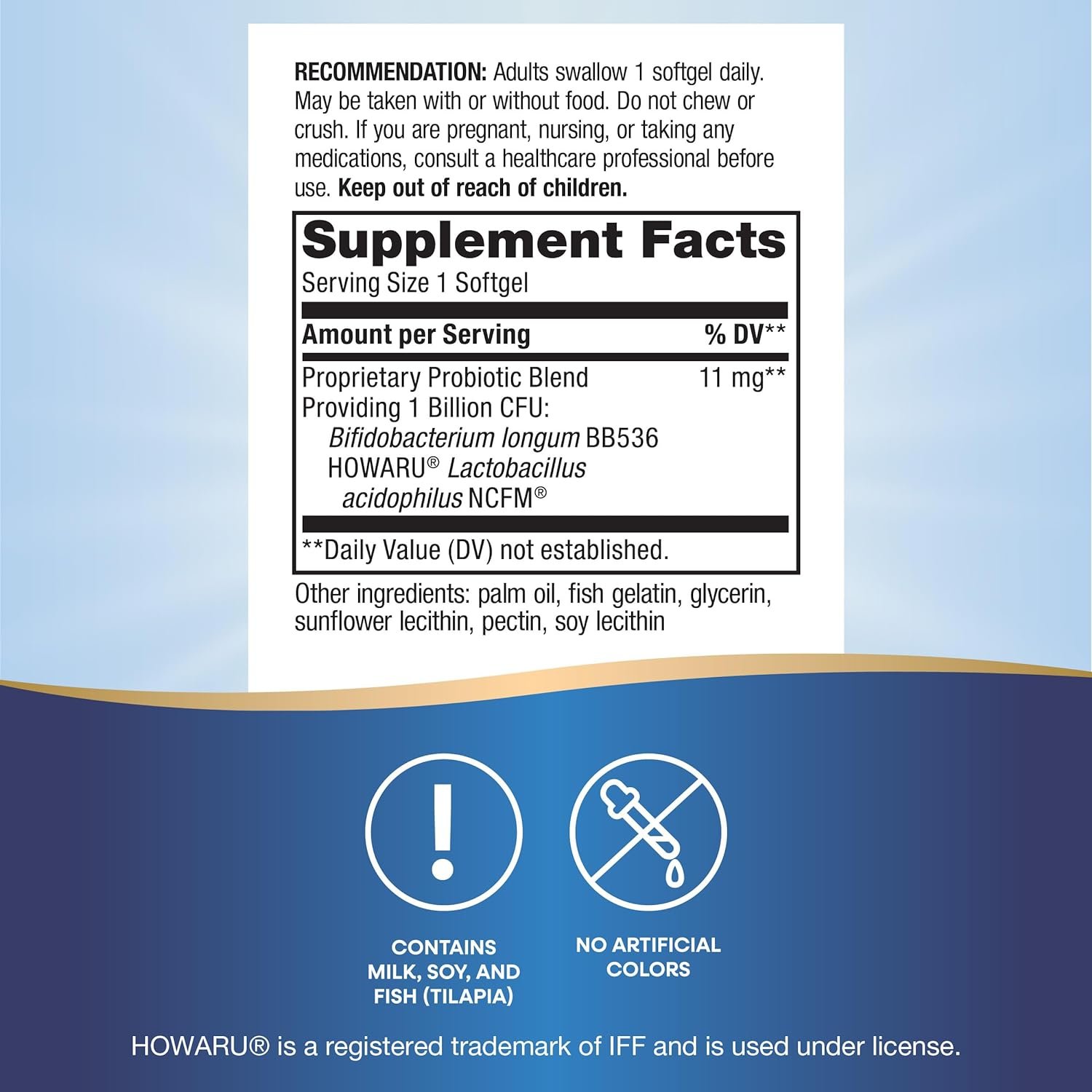 Nature's Way Acidophilus Probiotic Pearls, Supports Digestive Balance*, Protects Against Occasional Constipation and Bloating*, 1 Billion Live Cultures, 90 Softgels (Packaging May Vary) - Image 6