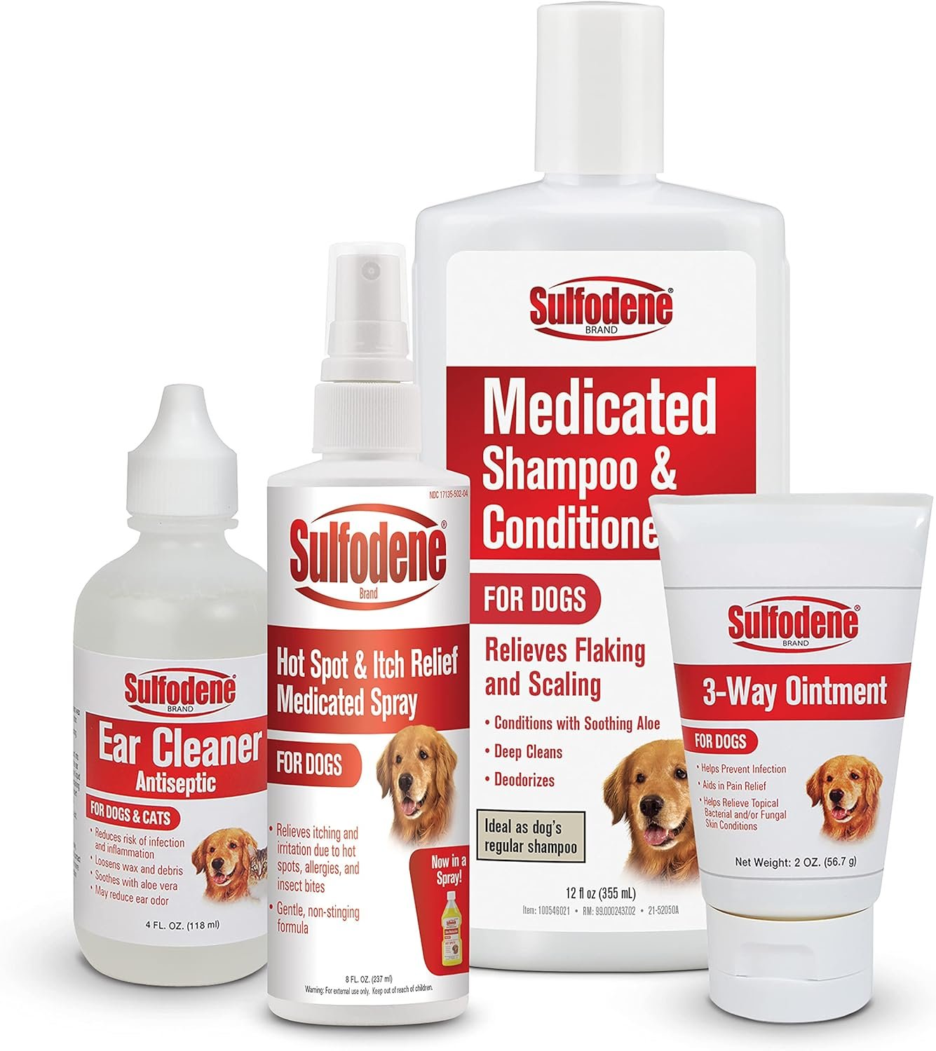 Sulfodene Dog Wound Care Ointment, Relieves Pain & Prevents Infection For Dog Cuts, Scrapes, Bites and Injuries, 2 Ounce - Image 9