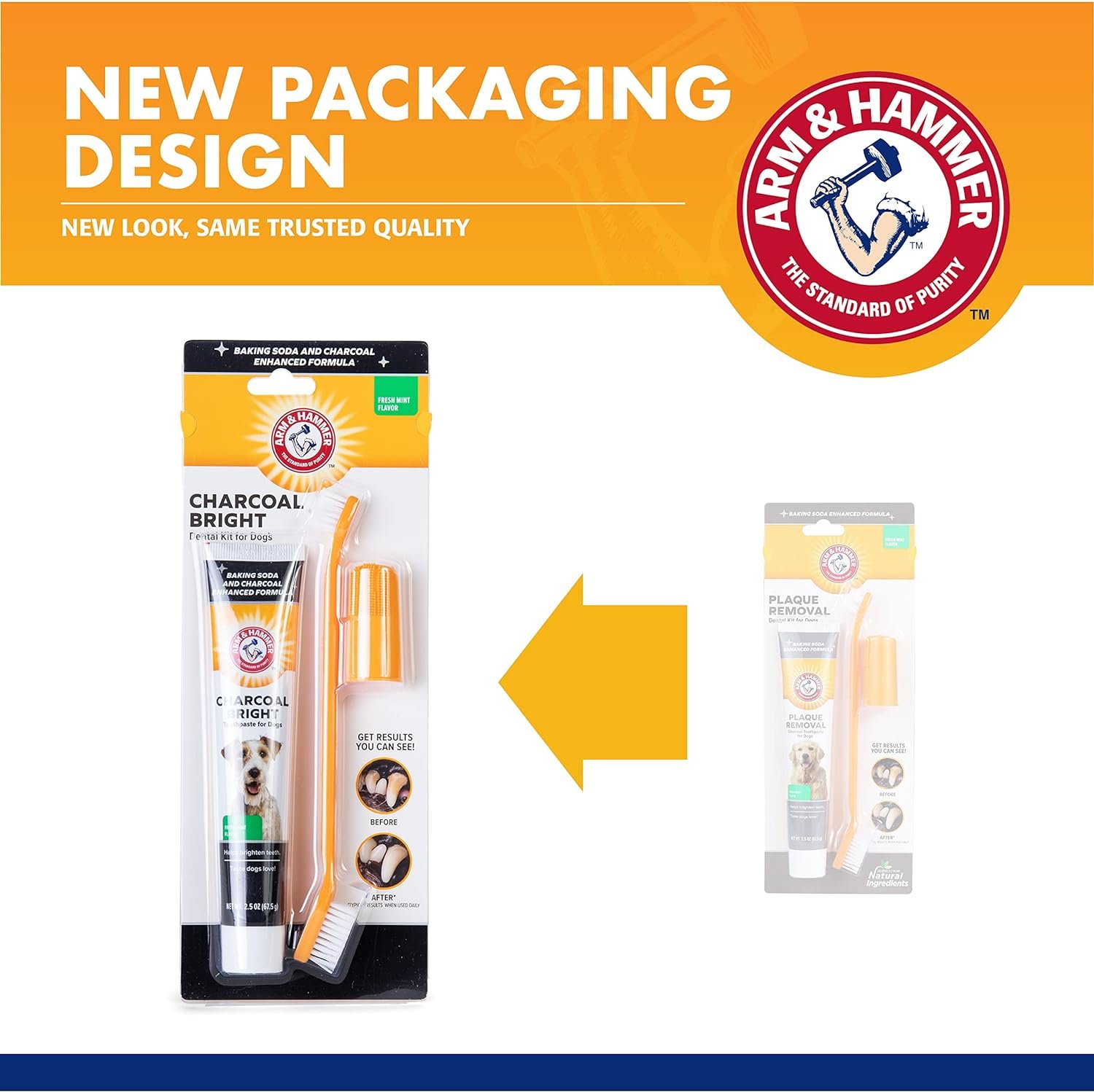 Arm & Hammer for Pets Dog Dental Care Fresh Breath Kit | Includes Arm & Hammer Baking Soda Dog Toothpaste and Dog Toothbrush | Dog Plaque Removal Kit, Mint - Image 9