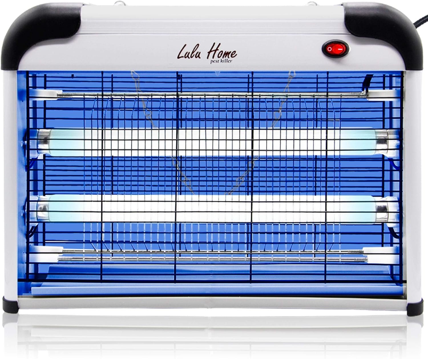 Lulu Home Electric Bug Zapper, Aluminium Indoor Insect Killer for Mosquito, Bug, Fly with Powerful 2800V Grid 20W Bulbs - Image 2