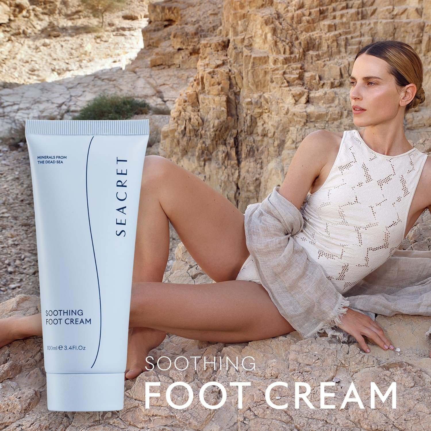 SEACRET Foot Cream - Enriched with Tea Tree Oil, Shea Butter, Cocoa Butter, Olive Oil, and Dead Sea Minerals - Image 9