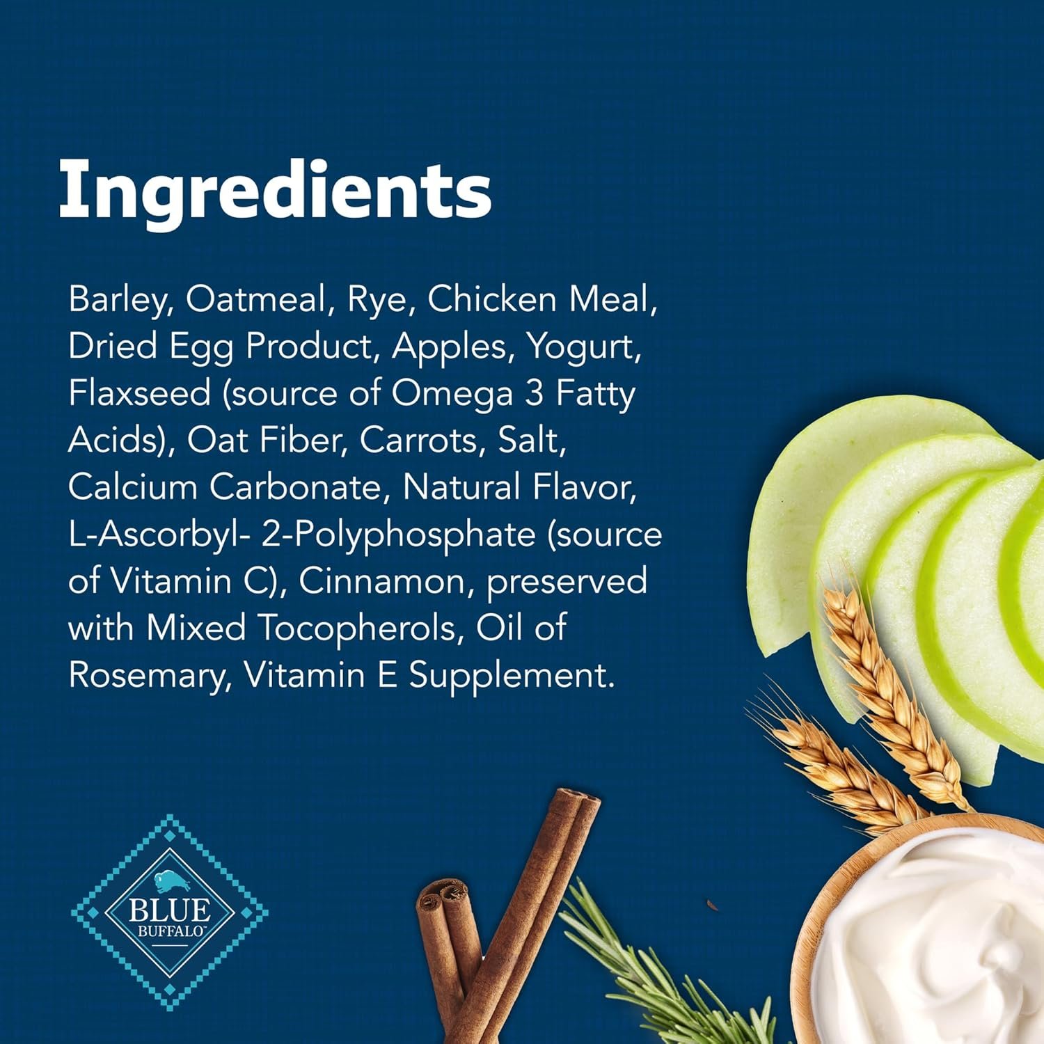 Blue Buffalo Health Bars Natural Crunchy Dog Treats Biscuits, Apple & Yogurt 16-oz Bag - Image 6