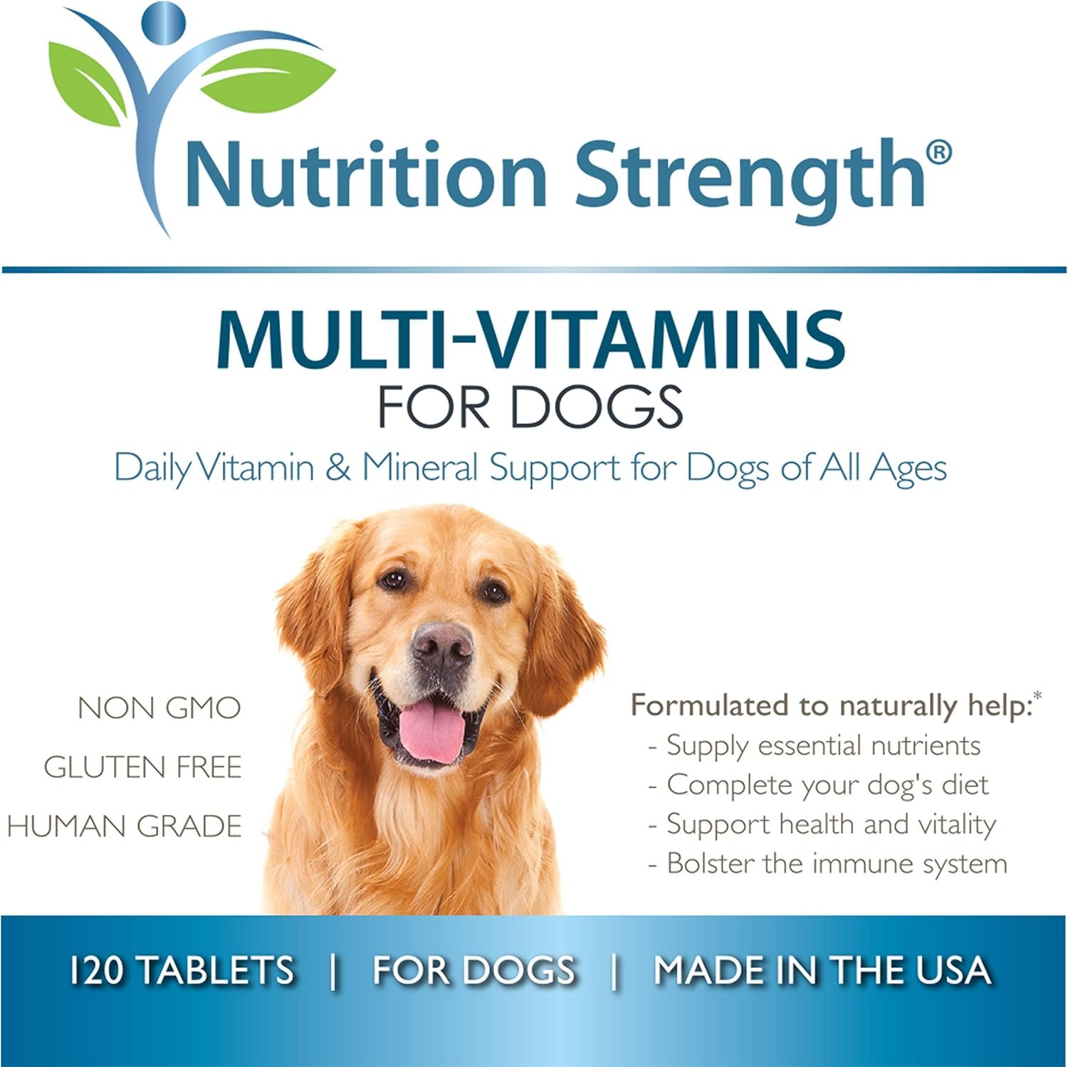 Multivitamins for Dogs, Daily Vitamin and Mineral Support, Nutritional Dog Supplements for All Canine Breeds and Sizes, Promotes Immune Health in Pets, 120 Chewable Tablets - Image 7