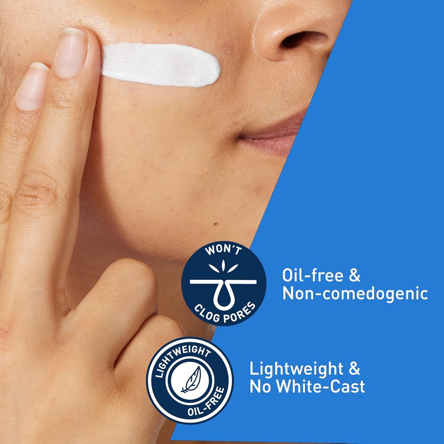 CeraVe Ultra-Light Moisturizing Lotion With SPF 30| Daily Face Moisturizer with SPF | Formulated with Hyaluronic Acid & Ceramides | Broad Spectrum SPF | Oil Free | Matte Finish | 1.7 Ounce - Image 6