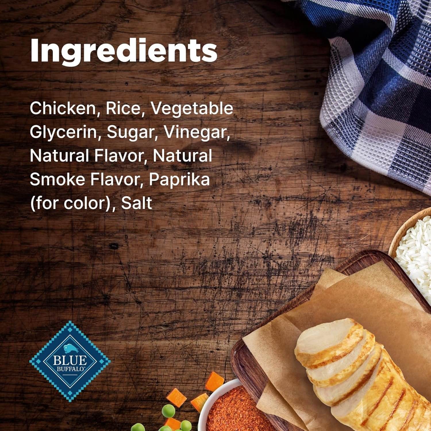 Blue Buffalo Nudges Jerky Bites Dog Treats, Made in the USA with Natural Ingredients, Bite-Sized Pieces, Chicken, 5-oz. Bag - Image 10