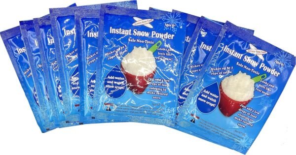 10 Pack - Instant Snow (Tm) Powder, Will Make About 40 Cups of Fluffy Instantly Snow. Model: - Image 2