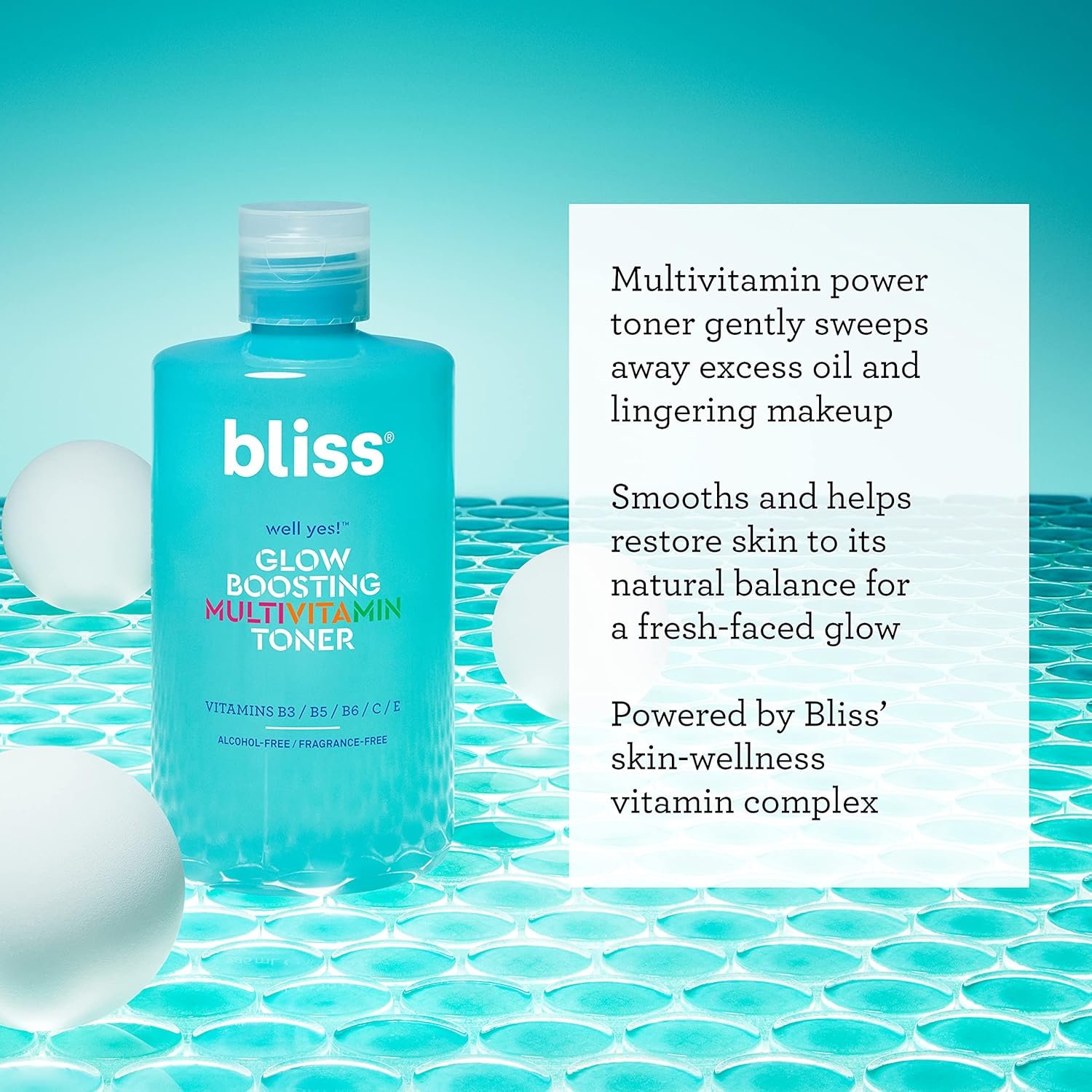 Bliss Brightening & Hydrating Skincare Bundle - Vitamin C Serum with Tri-Peptide Collagen & Hydrating Toner with Vitamin B3, B5, B6, C & E - Anti-Aging, Dark Spot Reduction, Skin Elasticity Boost, Bal - Image 9