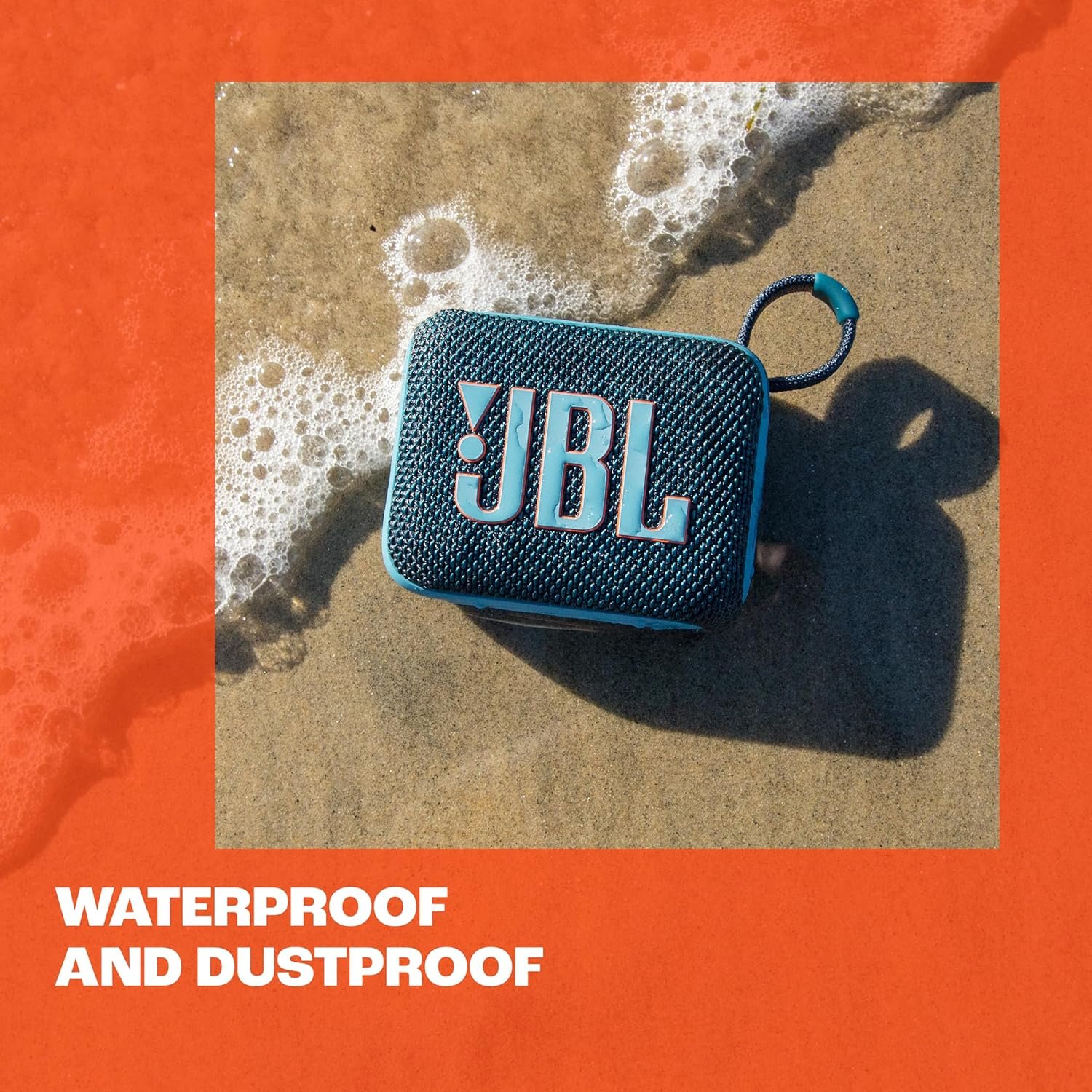 JBL Go 4 - Ultra-Portable, Waterproof and Dustproof Bluetooth Speaker, Big Pro Sound with Punchy bass, 7-Hour Built-in Battery, Made in Part with Recycled Materials (Black) - Image 8