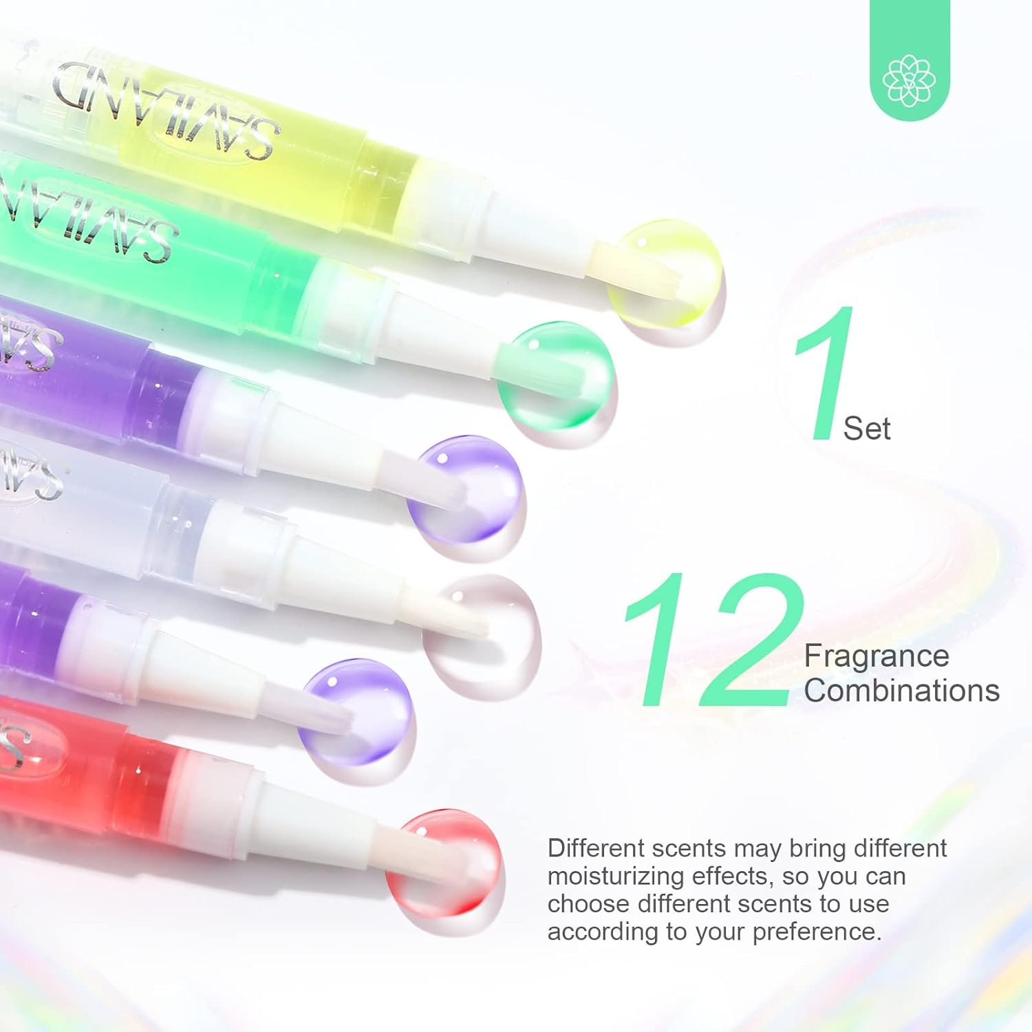 SAVILAND Natural Cuticle Oil Pen: 12PCS Revitalizing Cuticle Oil for Nails with Vitamin E For Repair Cuticles Overnight Cuticle Softener Nail Strengthener Protector for Damaged Skin Thin Nail - Image 6