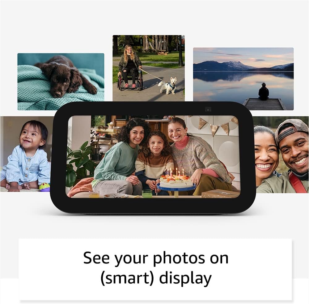 Echo Show 5 (3rd Gen, 2023 release) in Cloud Blue bundle with Amazon Smart Plug - Image 4