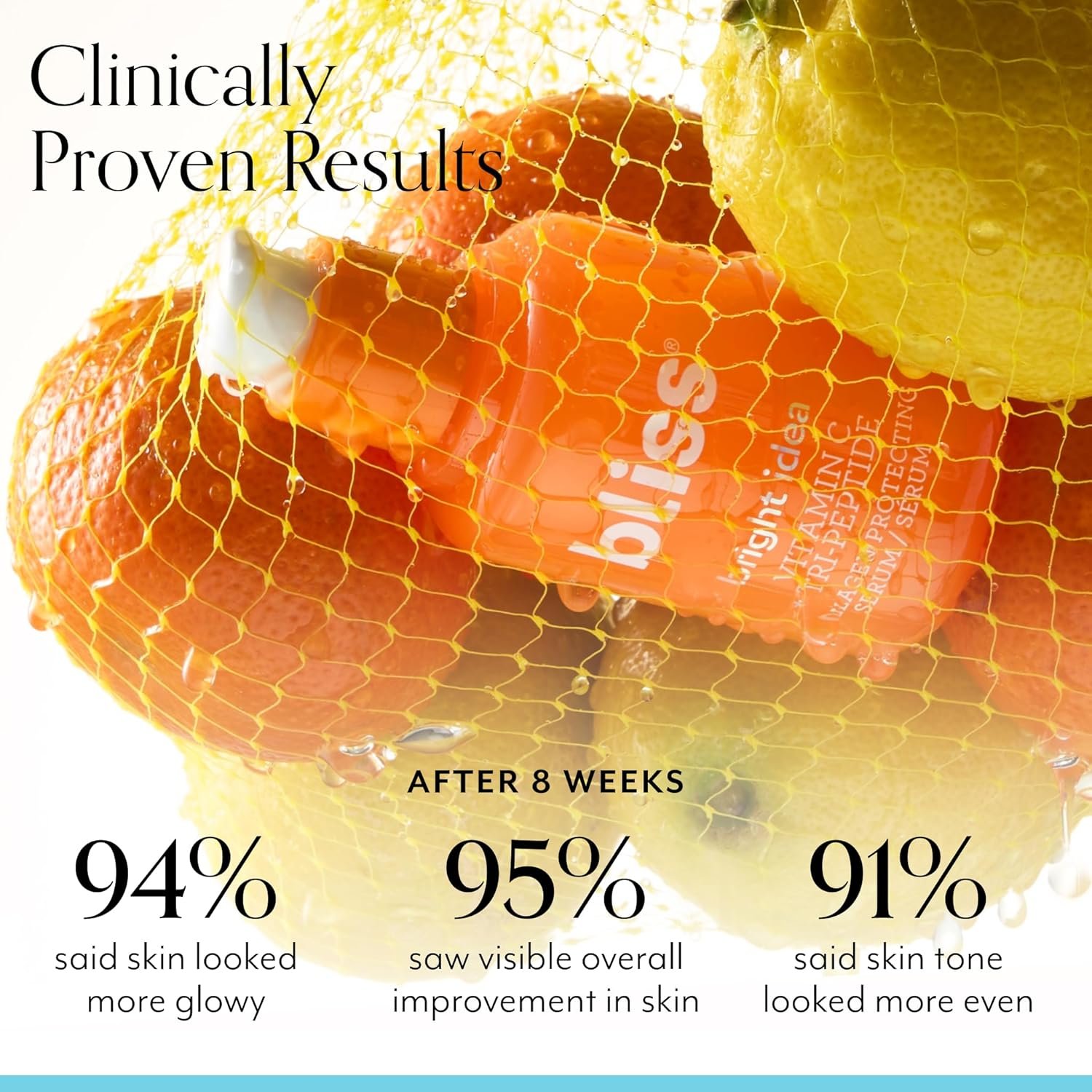 Bliss Radiance Trio - Disappearing Act Niacinamide Toner, Renew & Smooth Night Serum, & Bright Idea Vitamin C Serum - Pore Minimizing, Exfoliating & Brightening - Clean, Vegan & Cruelty-Free - Image 9