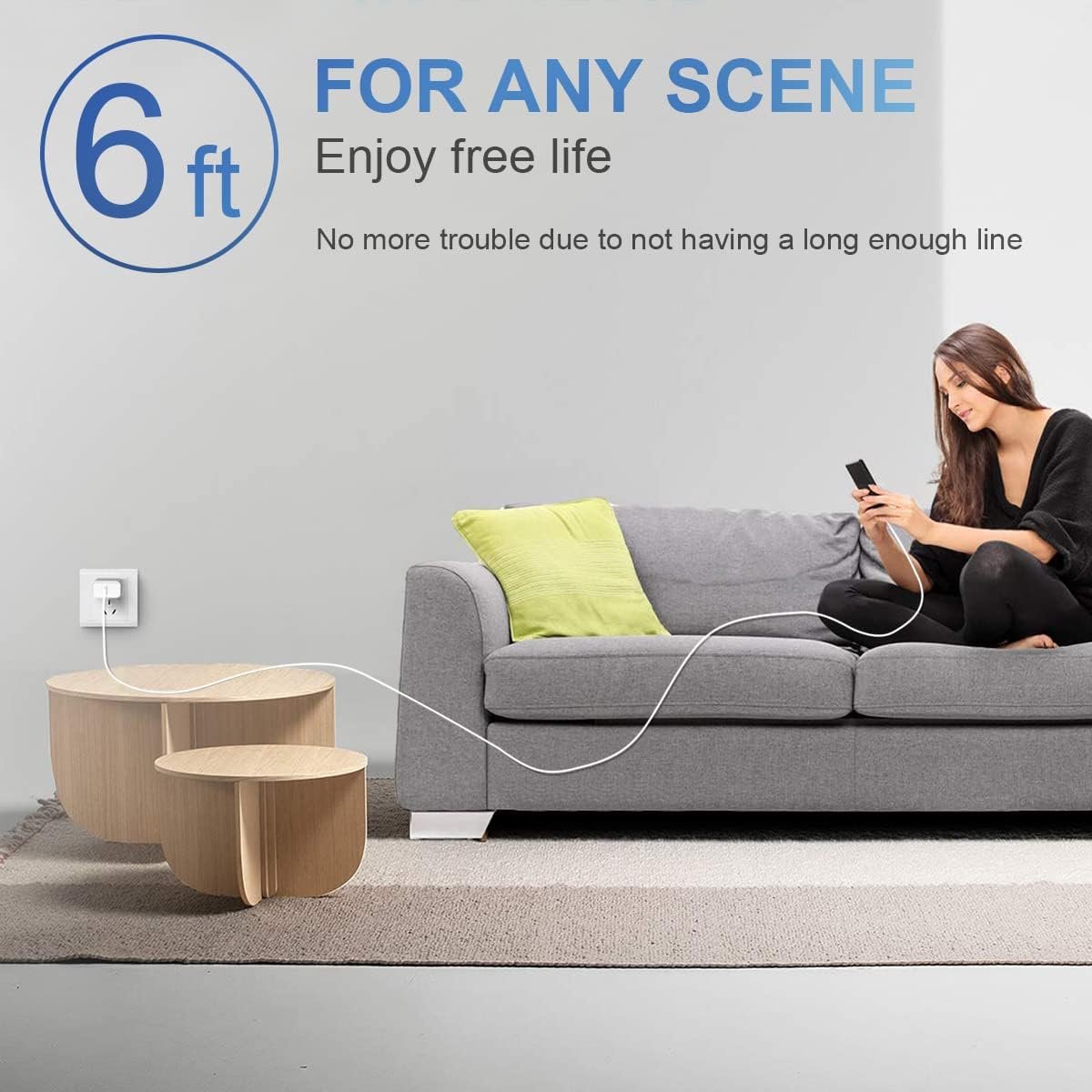 iPhone Charger Fast Charging USB C Charger Block Type C Charger iPad Charger with 6FT C Chargers Cord Compatible with iPhone14/14 Pro Max/13/13Pro/12/12 Pro/11,iPad - Image 8