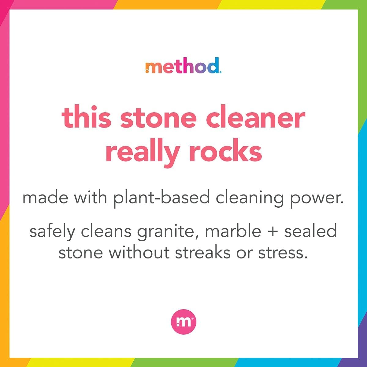 Method Daily Granite Cleaner Spray, Orange Tangerine, Plant-Based Cleaning Agent for Granite, Marble, and Other Sealed Stone, 28 oz Spray Bottles (Pack of 8) - Image 5