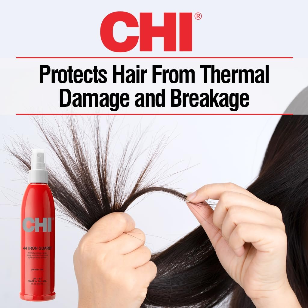 CHI Spin N Curl Special Edition - Mint Green. Ideal for Shoulder-Length Hair between 6-16” inches. & 44 Iron Guard Thermal Protection Spray, Clear, 8 Fl Oz - Image 8