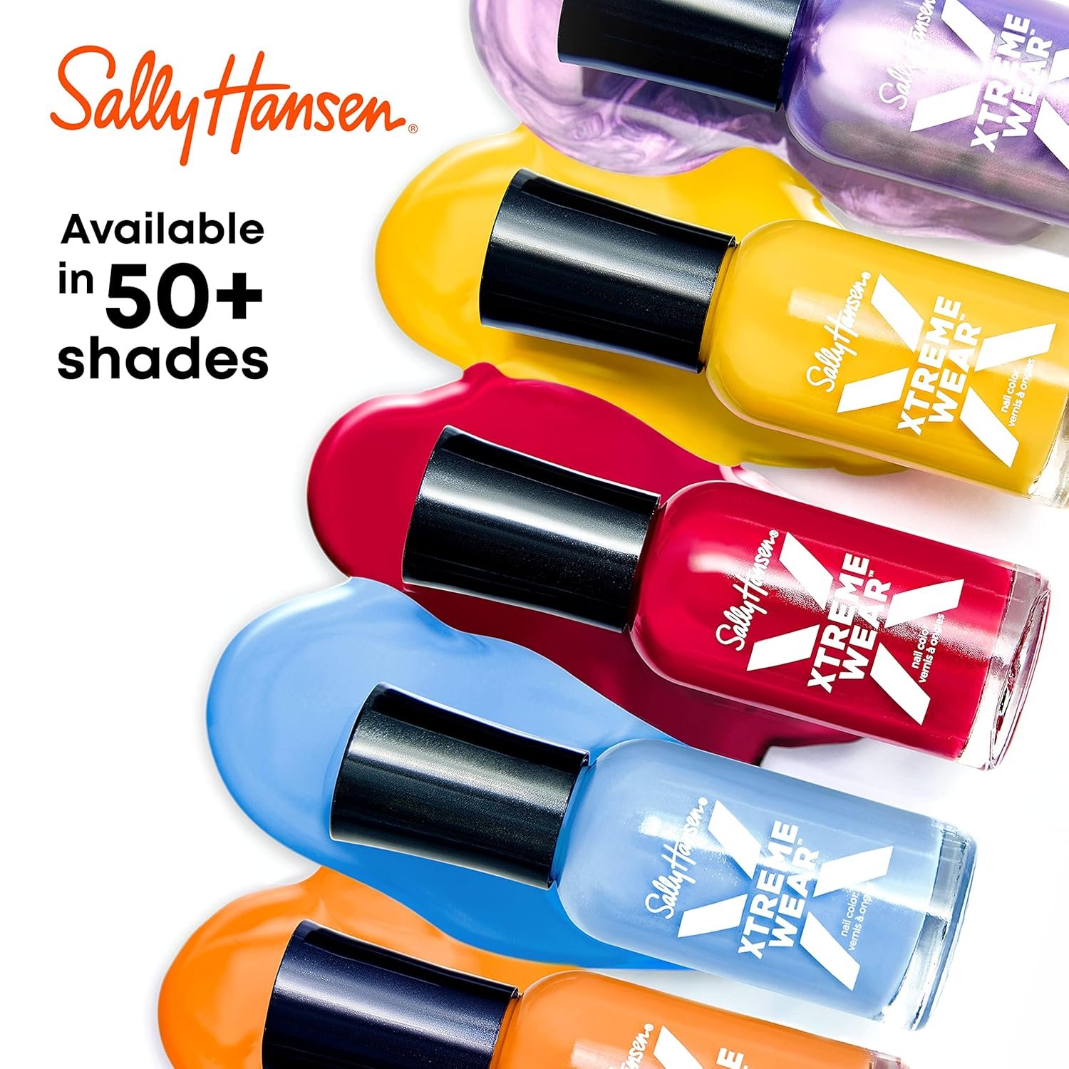 Sally Hansen Xtreme Wear Nail Polish, Streak-Free, Shiny Finish, Long-Lasting Nail Color, Bare it All, 0.12 fl oz - Image 6