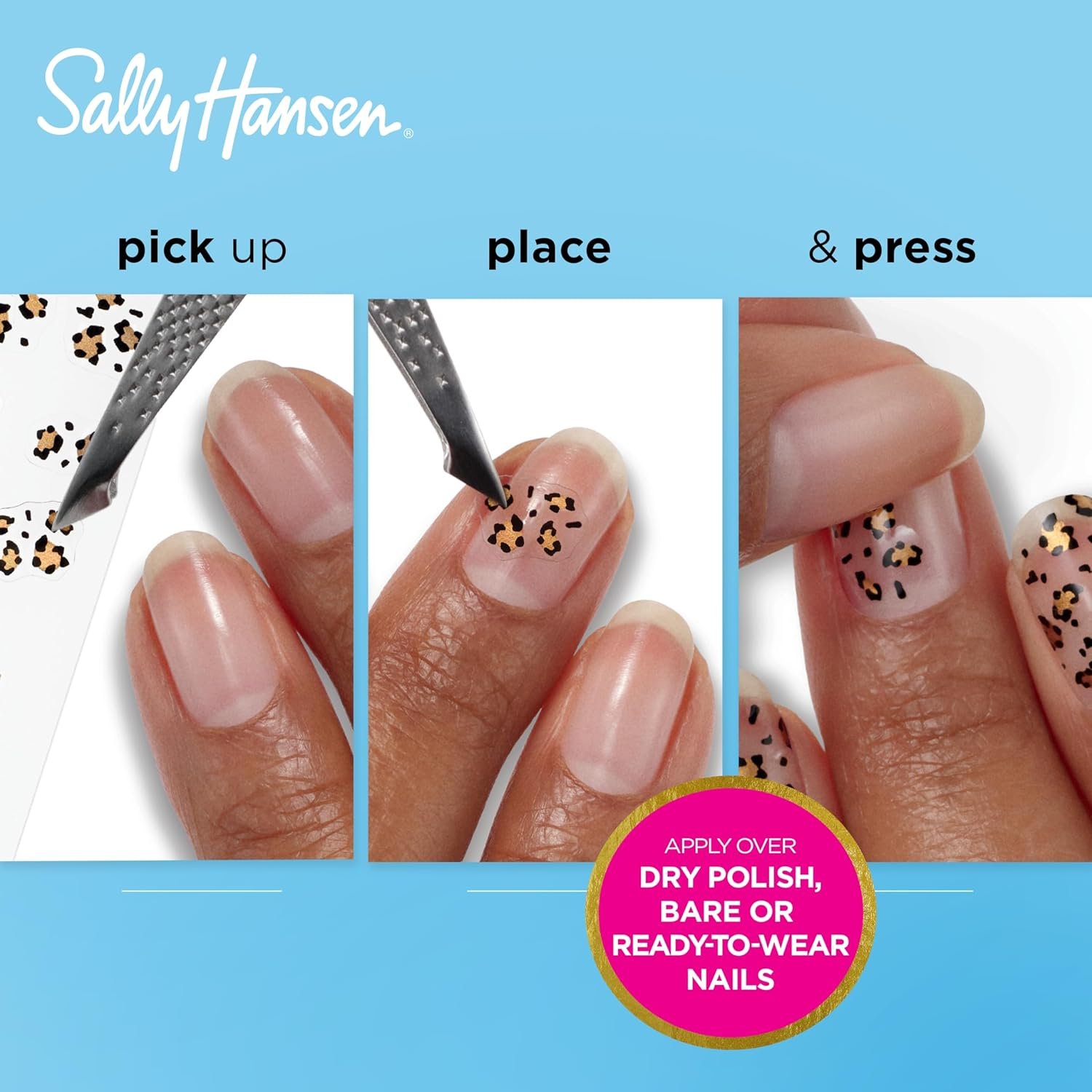 Sally Hansen Salon Effects Nail Accents, Bubbly & Pearls, Nail Art Decals, Easy to Use, No Commitment, Use On Nail Polish or Bare Nails, Mix and Match Styles - Image 6