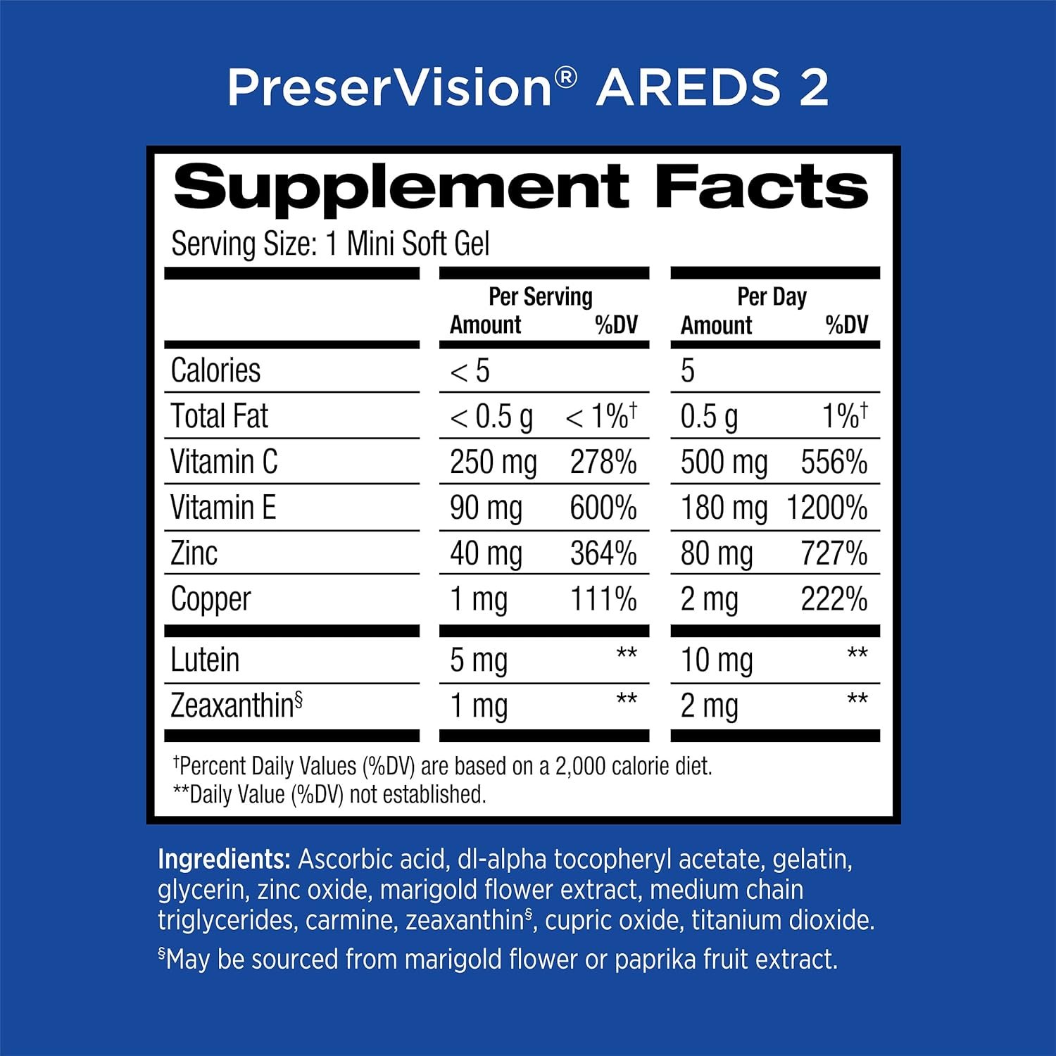 Preservision AREDS 2 Formula, 120 Soft Gels (Pack of 12) - Image 7