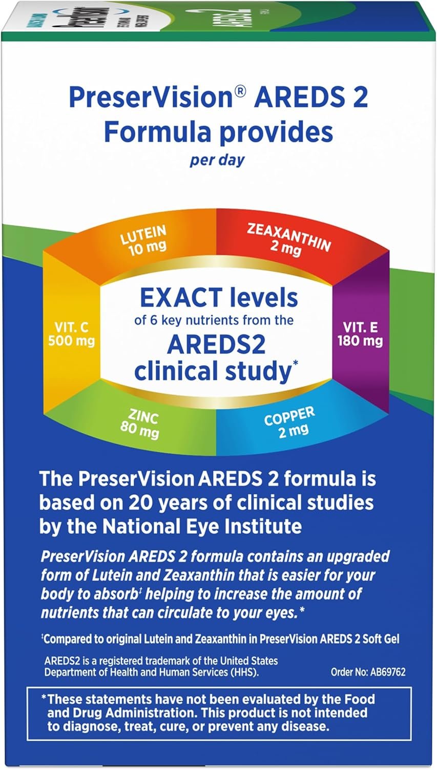 Preservision AREDS 2 Formula, 120 Soft Gels (Pack of 8) - Image 4