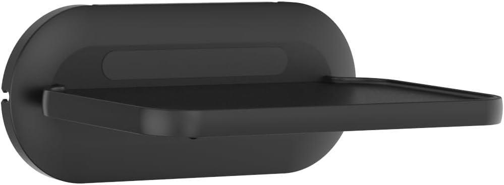 HomeMount Echo Show 5 Wall Mount - Space Saving Smart Home Holder Compatible with Google Nest Hub & Portable Speakers & Show5 (1st & 2nd & 3rd) (Black Medium Shelf 6.5 * 5.1inch) - Image 2