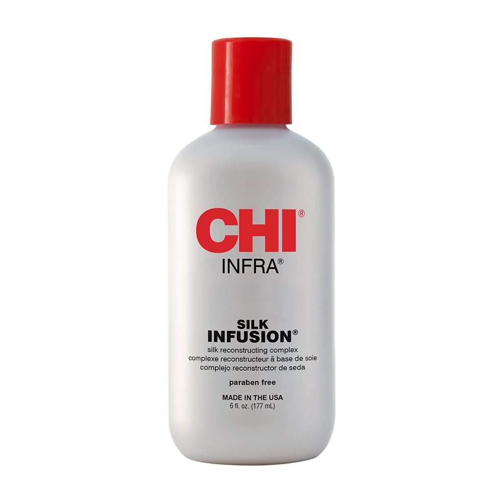 CHI INFRA Silk Infusion, 6 Fl Oz & 44 Iron Guard Thermal Protection Spray, Clear, 8 Fl Oz - Image 3