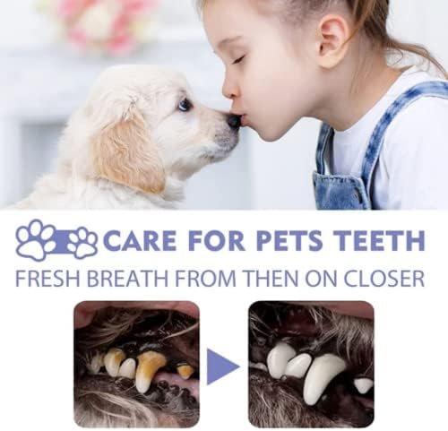 Pet Clean Teeth Spray, 2023 New Formula for Dogs & Cats, No Brushing Required, Freshens Breath, Prevents Plaque & Tartar, Natural Oral Care Spray (1pc) - Image 5
