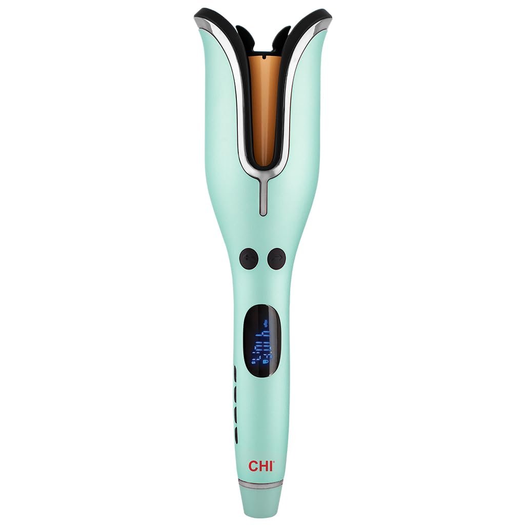 CHI Spin N Curl Special Edition - Mint Green. Ideal for Shoulder-Length Hair between 6-16” inches. & 44 Iron Guard Thermal Protection Spray, Clear, 8 Fl Oz - Image 3