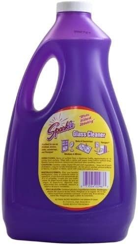 Sparkle Glass Cleaner Spray Refill Bottle, Ammonia-Free Original Formula Heavy Duty Glass Cleaner, Leaves No Streaks, 2 Liter Refill Bottle (Pack of 1) - Image 3