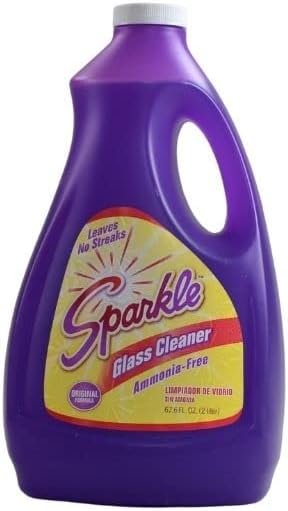 Sparkle Glass Cleaner Spray Refill Bottle, Ammonia-Free Original Formula Heavy Duty Glass Cleaner, Leaves No Streaks, 2 Liter Refill Bottle (Pack of 1) - Image 2