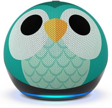 Amazon Echo Dot (5th Gen, 2022 release) Kids | Designed for kids, with parental controls | Owl - Image 3