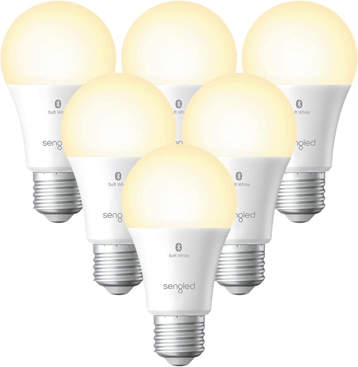 Sengled Smart Light Bulbs, Bluetooth Mesh, Bulbs That Work with Alexa Only, Dimmable LED E26 A19, 60W Equivalent Soft White 800LM, High CRI, Brightness, 6 Pack - Image 2