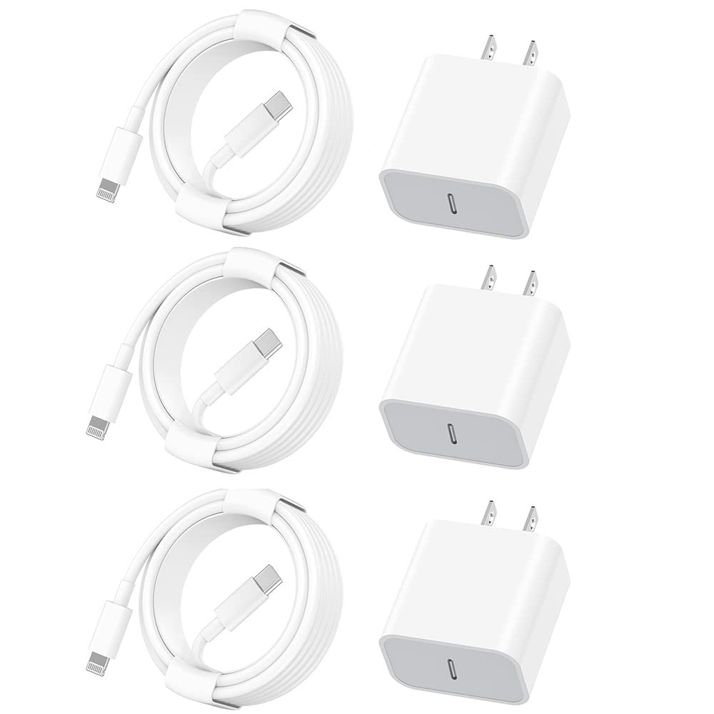 【Apple MFi Certified】iPhone Charger Fast Charging,3Pack Apple Charger Adapter Super Fast Charger iPhone 6FT USB C to Lightning Cable Cord for iPhone 14 Pro Max/14 Plus/13 MiNi/13/12/11/10/X/SE/AirPods - Image 2
