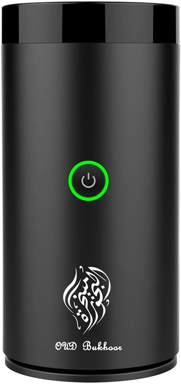 Electric Incense Burner, Car Electric Incense Burner, Portable USB Rechargeable Smart Electronic Incense Burner, bakhoor Burner for Home Use (Black-1) - Image 2