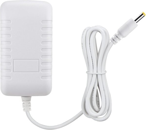 15W Power Cord Replacement for Echo Dot 5th Gen, 4th Gen, 3rd Gen, Dot Kids Edition, Dot with Clock, Pop, White DC Charger Adapter with 5ft Cable - Image 6