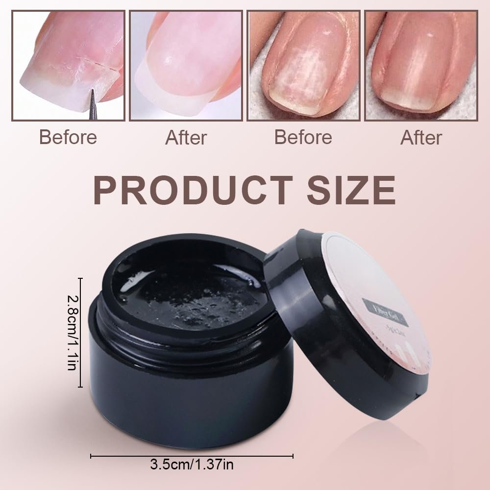 Nail Repair Protection Gel, 2024 New Nail Repair Kit for Split Natural Nail, Instant Cracked Nail Repair Gel, Nail Repair Kit for Cracked Natural Nail Emergency Easy Quick Fix (Not brush) - Image 7