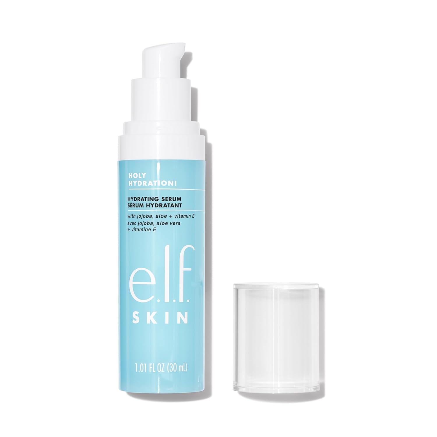 e.l.f. SKIN Hydrating Serum, Soothes & Protects Skin, Infused With Jojoba, Aloe, Vitamin E, Grape & Shea Butter, Vegan & Cruelty-Free, 1.01 Oz - Image 6