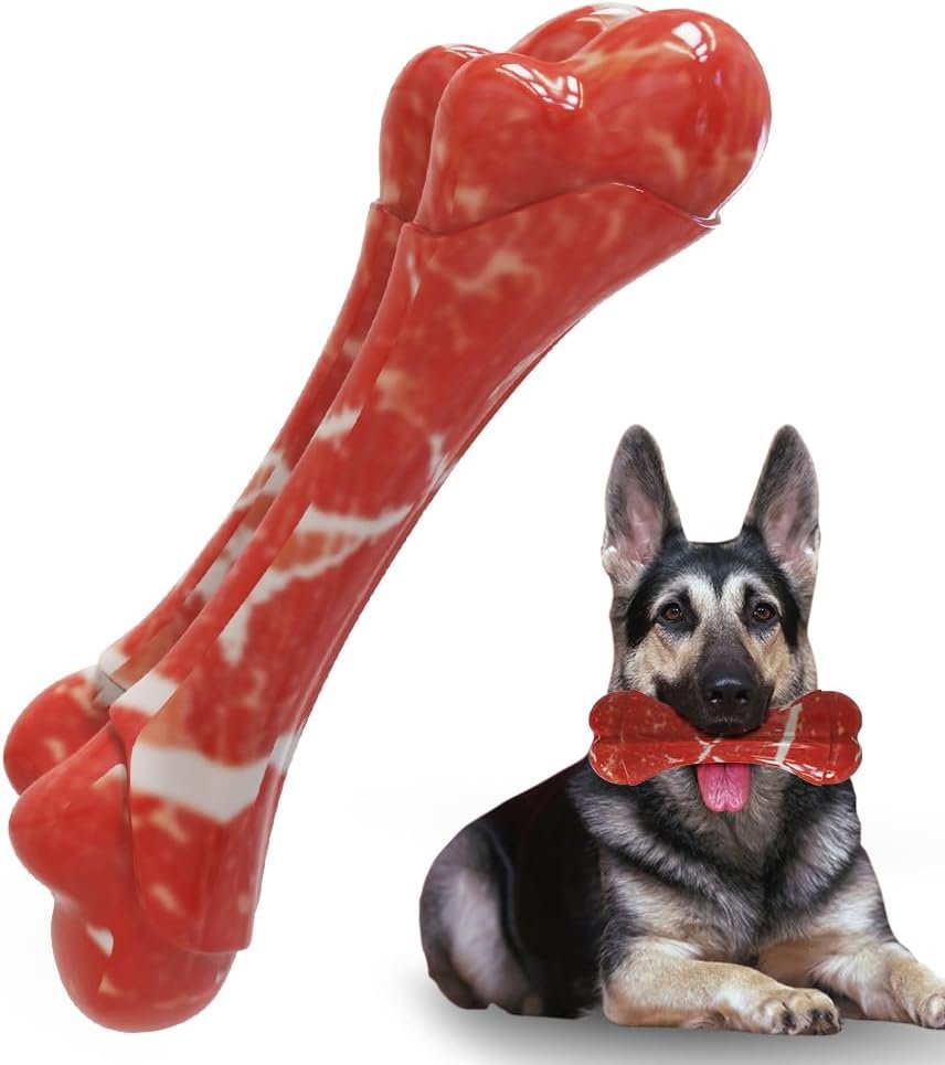 Dog Toys for Aggressive Chewers Large Dogs Indestructible Dog Chew Toys Tough Nylon Dog Bones to Keep Them Busy - Image 2