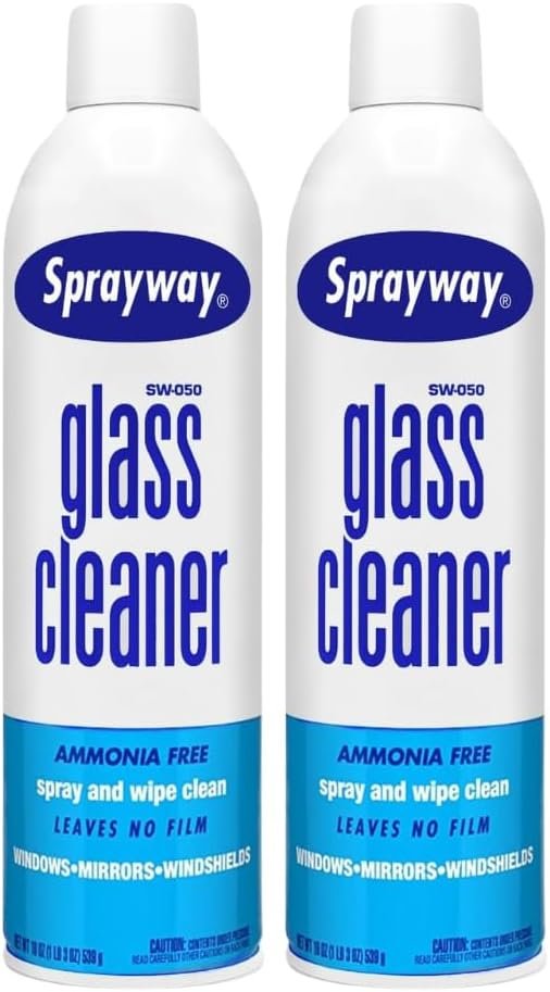 Sprayway Glass Cleaner Aerosol Spray, 19 Oz, Pack of 2 - Image 2