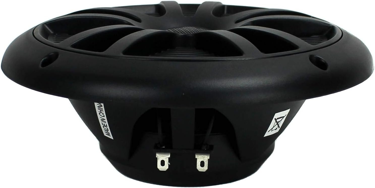 BOSS 6.5" 360W Dual Cone Black Marine Boat Outdoor Audio Speakers, 4pk | MR6B - Image 5
