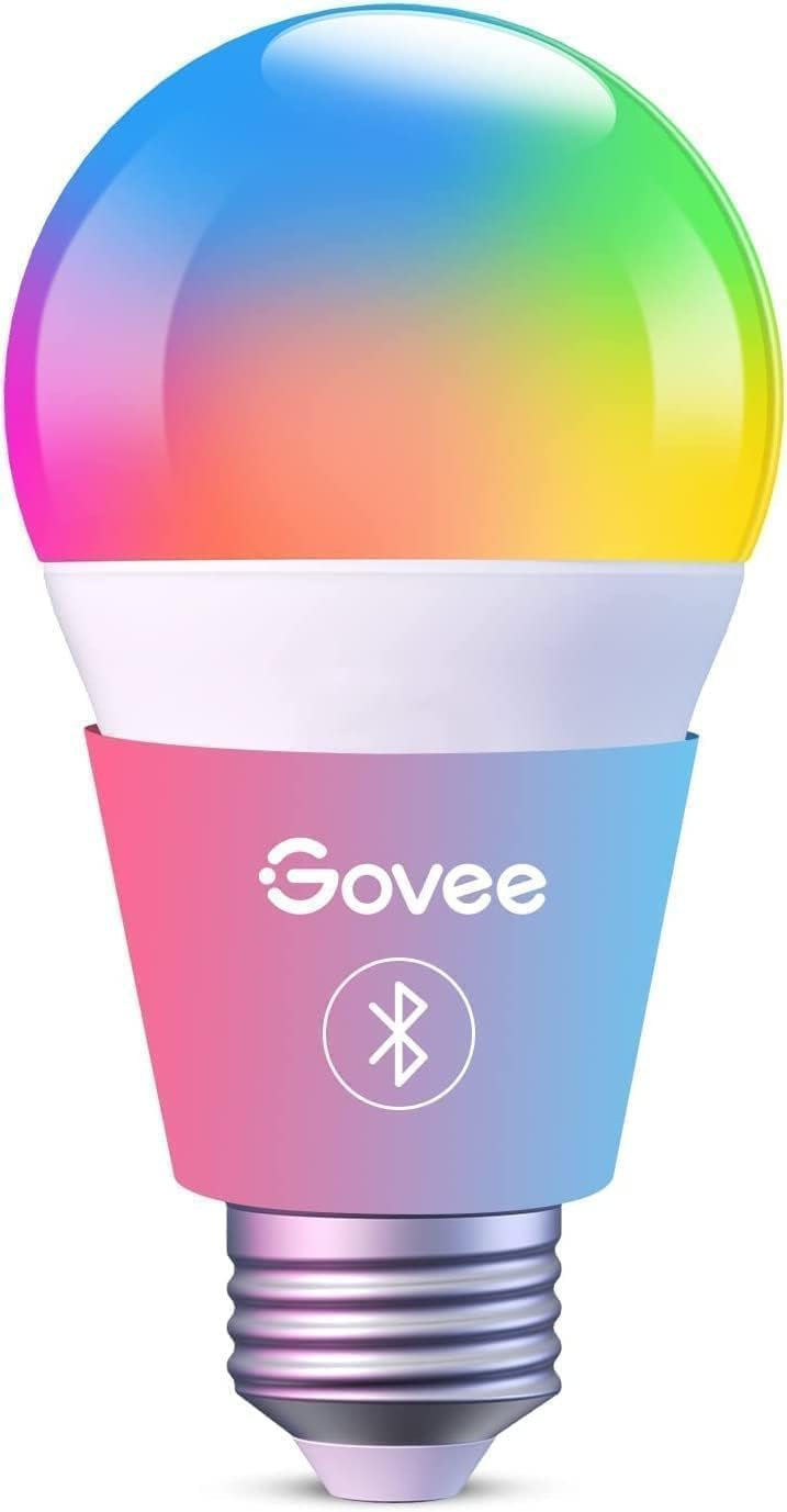 Govee LED Light Bulb Dimmable, Music Sync Color Changing, A19 7W 60W Equivalent, No Hub Required Multicolor Bluetooth Light Bulbs with App Control for Party Home (Don't Support WiFi/Alexa) - Image 2