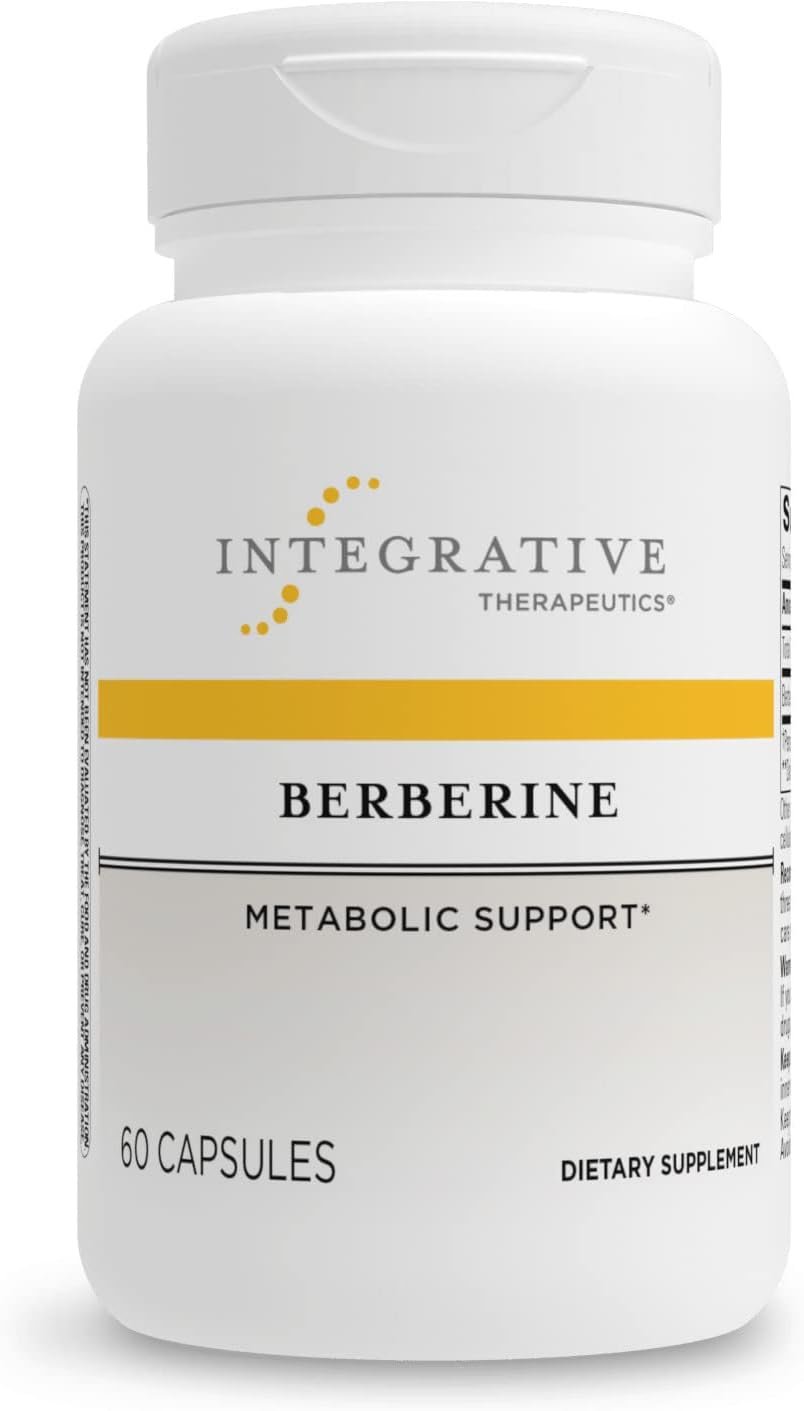 Integrative Therapeutics Berberine - 1000–1500 mg Daily - Berberine HCL Supplement for Metabolic Support* - Gluten-Free & Vegan Supplements for Men & Women - 60 Capsules - Image 2