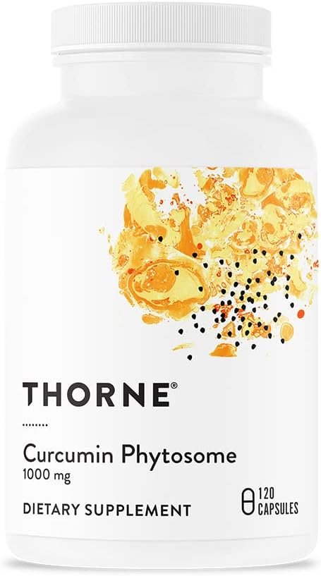 THORNE Curcumin Phytosome 1000 mg (Meriva) - Clinically Studied, High Absorption - Supports Health in Joints, Muscles, GI Tract, Liver, and Brain - 120 Capsules - 60 Servings - Image 2