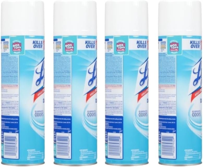 Generic Disinfectant Spray, Crisp Scent, 19 oz (Pack of 4) - Image 2