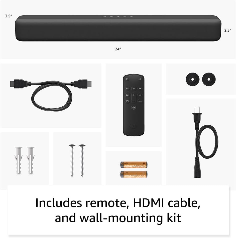 Amazon Fire TV Soundbar, 2.0 speaker with DTS Virtual:X and Dolby Audio, Bluetooth connectivity - Image 8