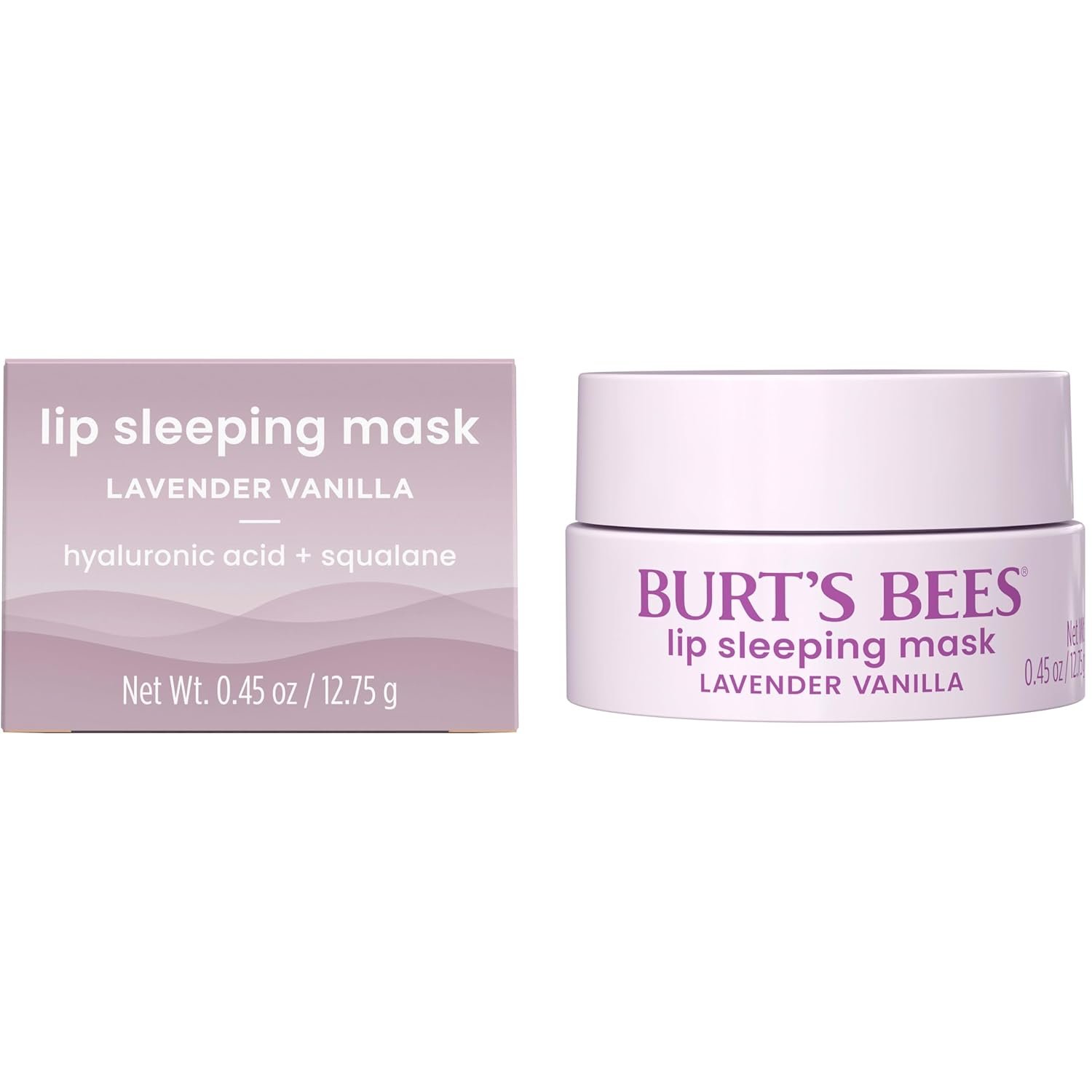 Burt’s Bees Stocking Stuffers, Lavender Vanilla Lip Sleeping Mask, With Hyaluronic Acid and Squalane Moisturizer To Instantly Hydrate Lips, Overnight Lip Mask, Lip Treatment Christmas Gifts, 0.45 oz. - Image 18