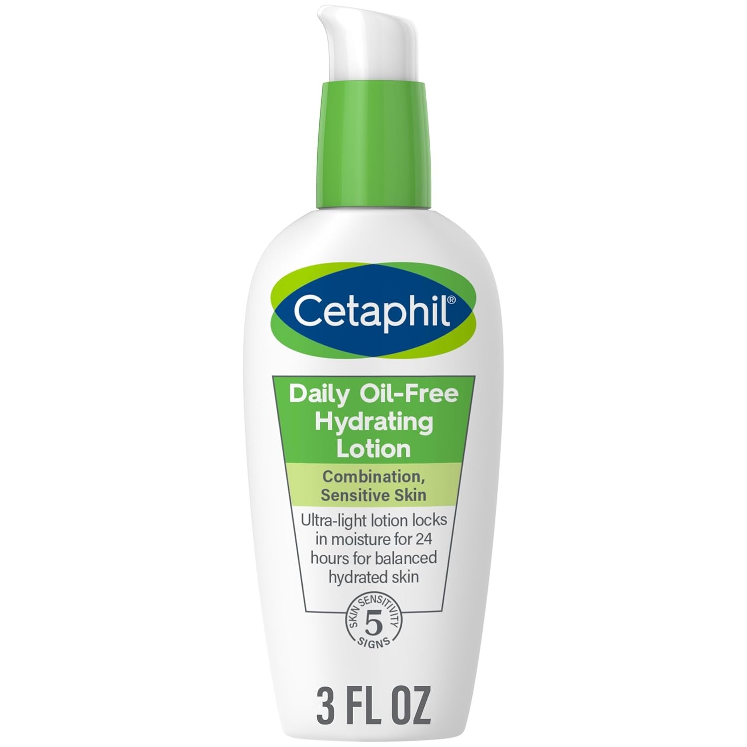 CETAPHIL Daily Hydrating Lotion for Face , With Hyaluronic Acid , 3 fl oz , Lasting 24 Hr Hydration , for Combination Skin , No Added Fragrance , Non-Comedogenic - Image 2